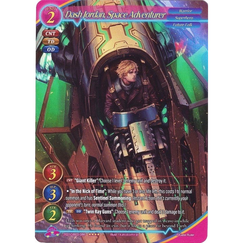 Image for Dash Jordan, Space Adventurer (Full Art) (2021GB03-086) (GB03) - Gate Ruler