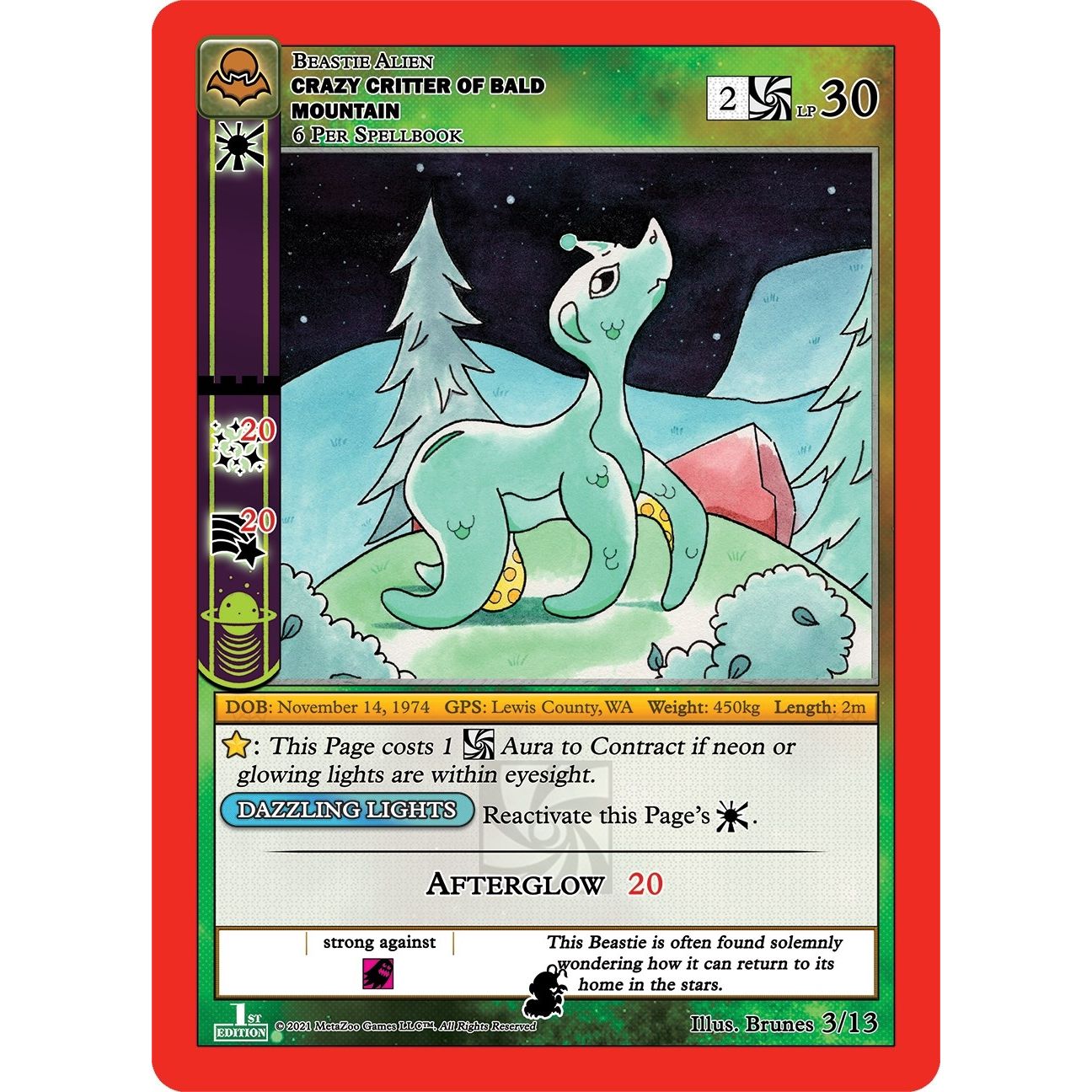 Image for Crazy Critter of Bald Mountain (3/13) (NFFE-RE) - MetaZoo