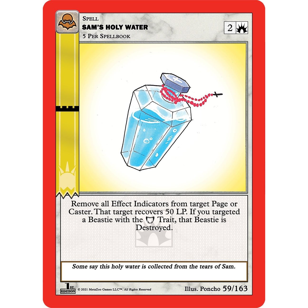 Image for Sam's Holy Water (59/163) (NFFE) - MetaZoo