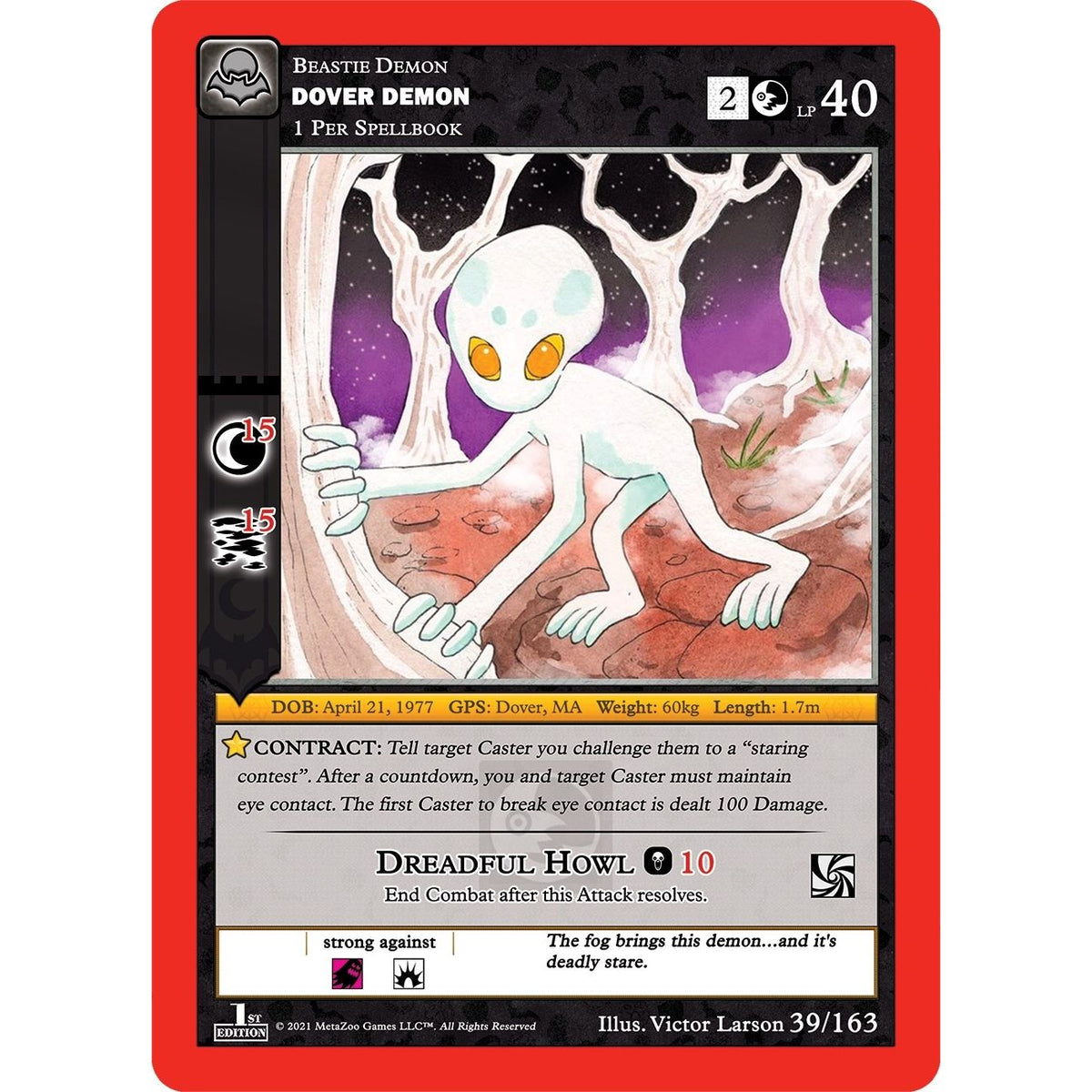 Image for Dover Demon (39/163) (NFFE) - MetaZoo