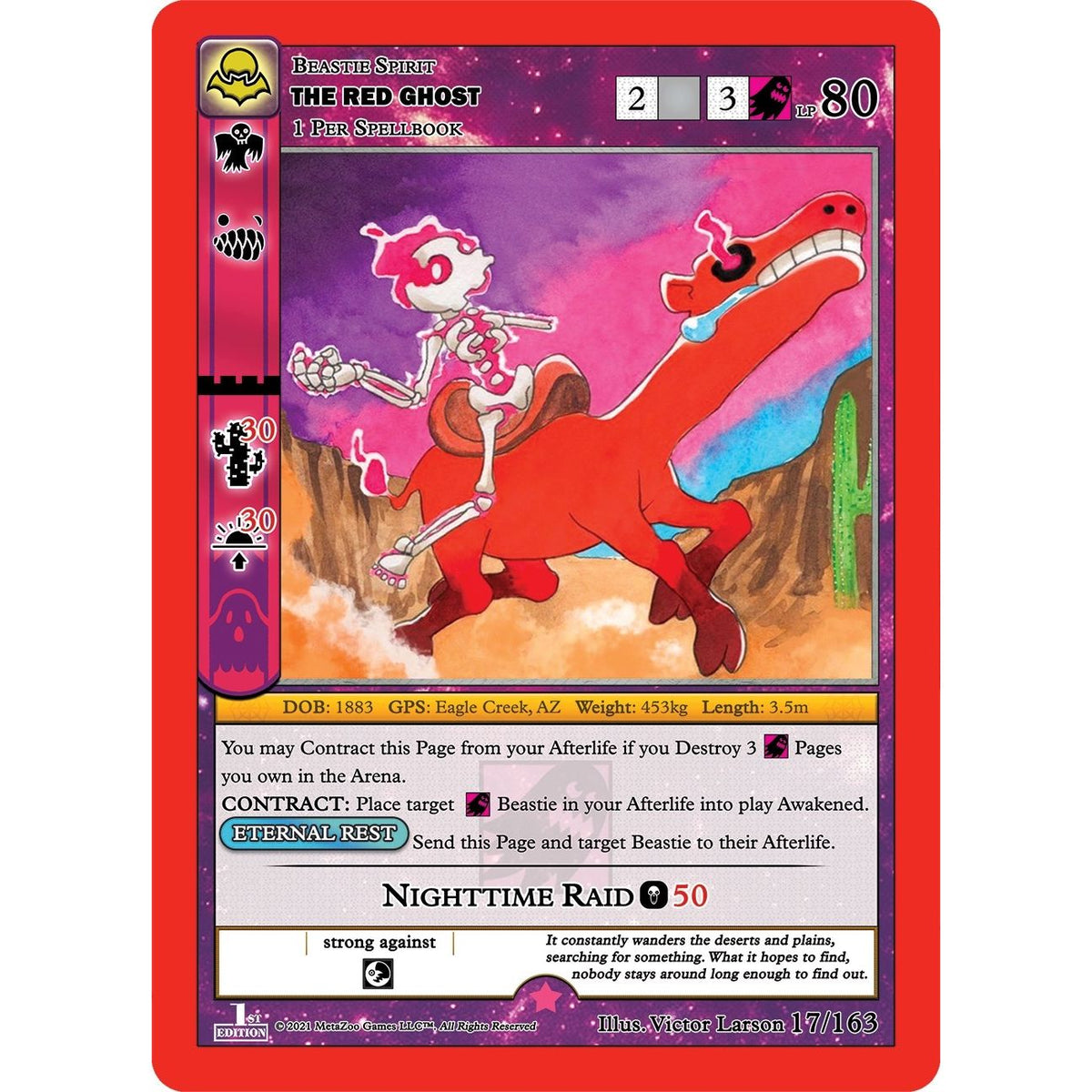 Image for The Red Ghost (17/163) (NFFE) - MetaZoo