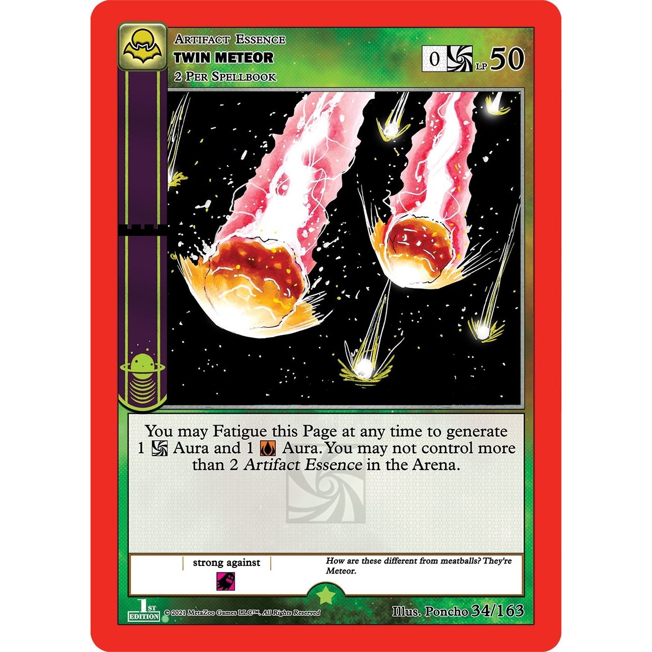 Image for Twin Meteor (34/163) (NFFE) - MetaZoo
