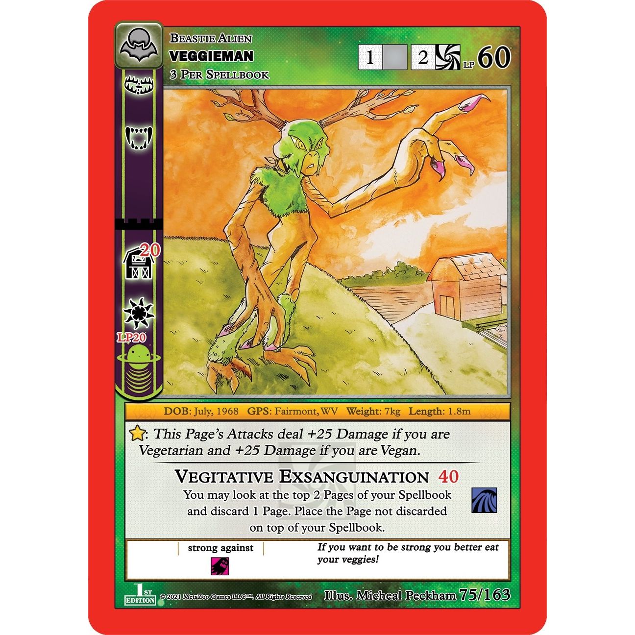 Image for Veggieman (75/163) (NFFE) - MetaZoo
