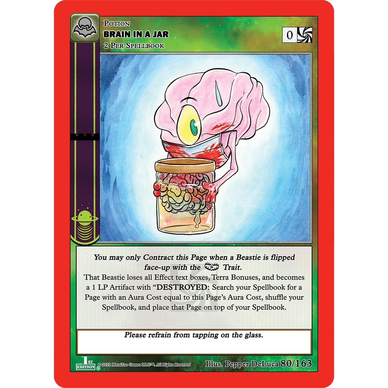 Image for Brain In A Jar (80/163) (NFFE) - MetaZoo