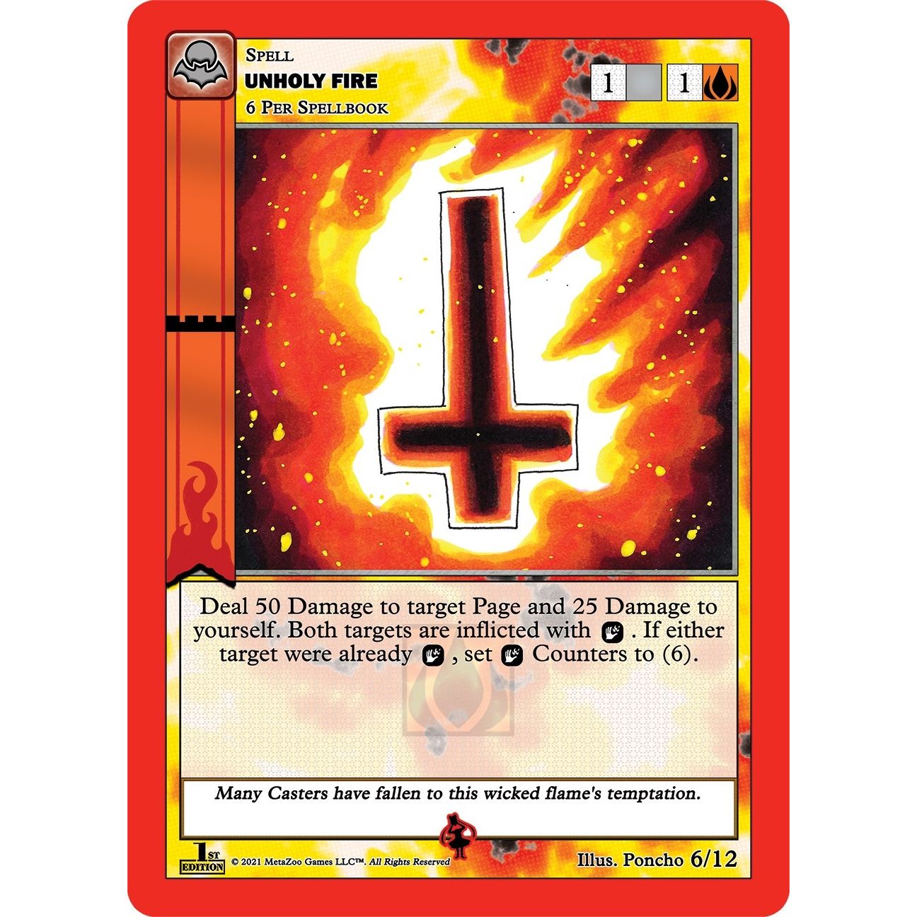 Image for Unholy Fire (6/12) (NFFE-RE) - MetaZoo