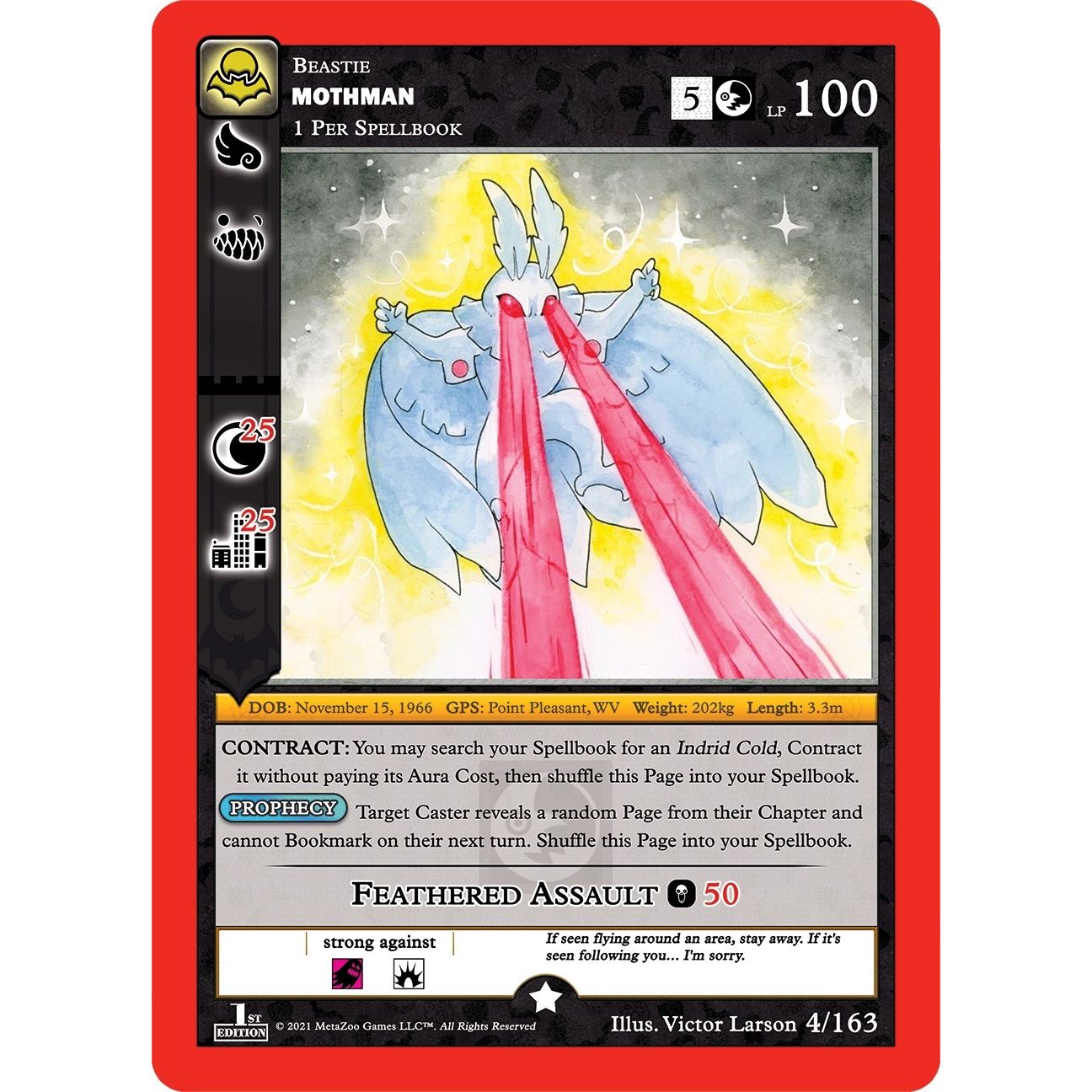 Image for Mothman (4/163) (NFFE) - MetaZoo
