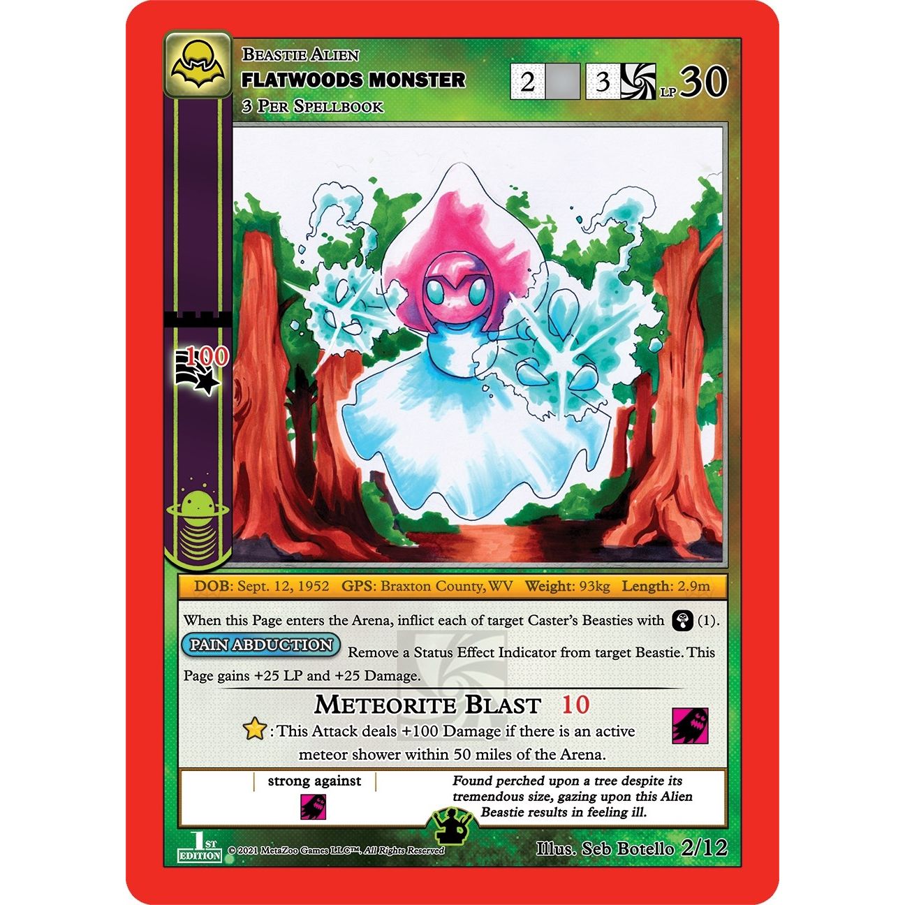 Image for Flatwoods Monster (2/12) (NFFE-TD) - MetaZoo