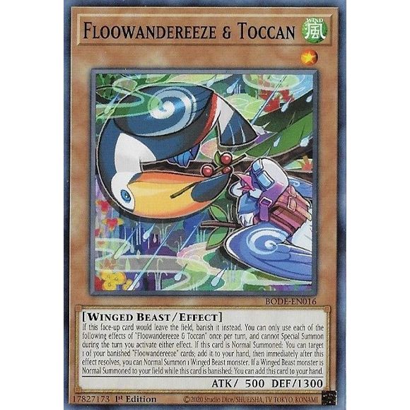 Image for Floowandereeze & Toccan (BODE-EN016) (BODE) - YuGiOh