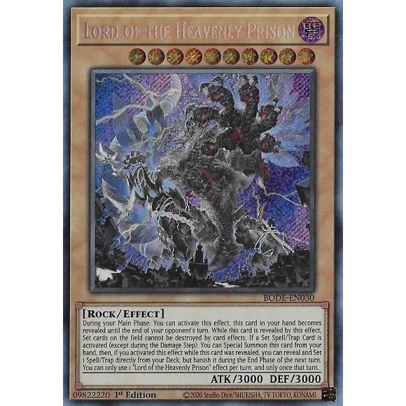 Image for Lord of the Heavenly Prison (BODE-EN030) (BODE) - YuGiOh