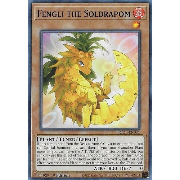Image for Fengli the Soldrapom (BODE-EN031) (BODE) - YuGiOh