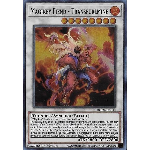 Image for Magikey Fiend - Transfurlmine (BODE-EN044) (BODE) - YuGiOh