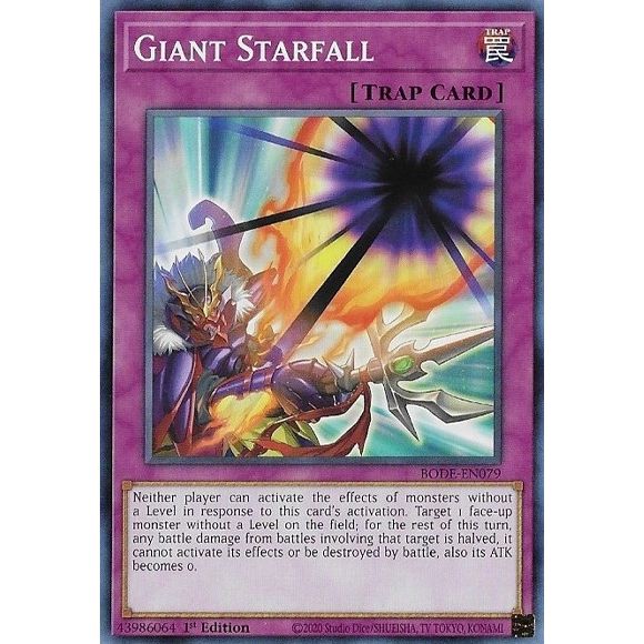 Image for Giant Starfall (BODE-EN079) (BODE) - YuGiOh