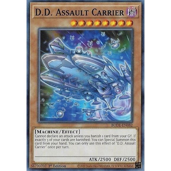 Image for D.D. Assault Carrier (BODE-EN082) (BODE) - YuGiOh