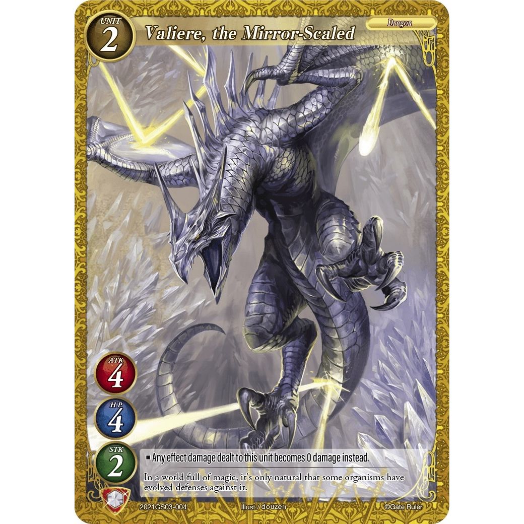 Image for Valiere, the Mirror-Scaled (2021GS03-004) (S04) - Gate Ruler