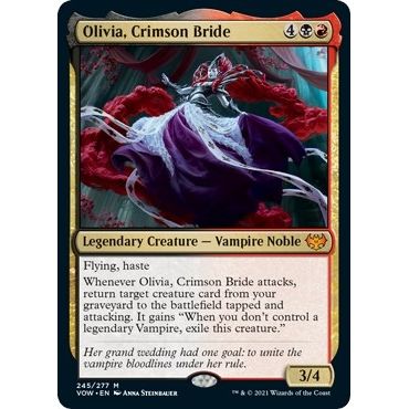 Image for Olivia, Crimson Bride (245) (VOW) - Magic: The Gathering