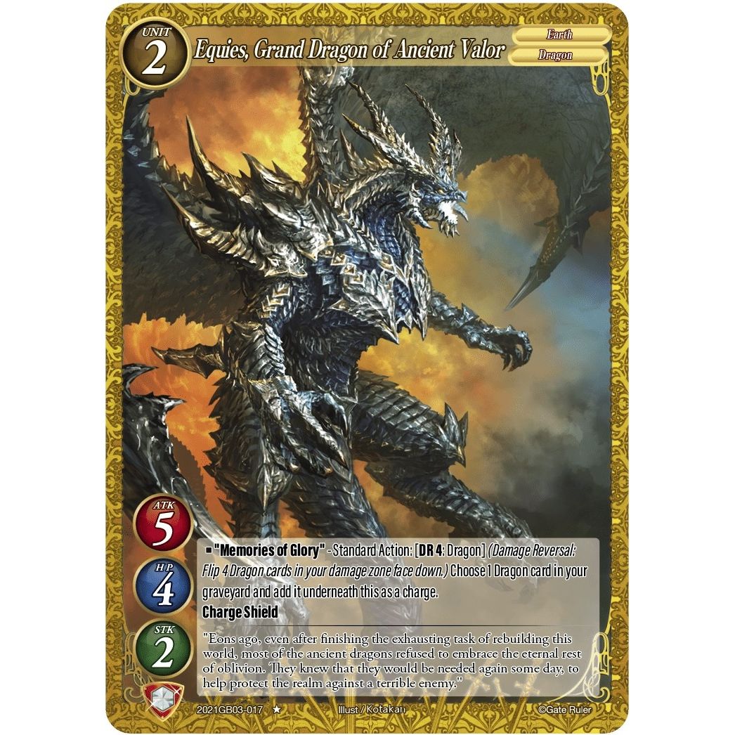 Image for Equies, Grand Dragon of Ancient Valor (2021GB03-017) (GB03) - Gate Ruler
