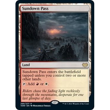 Image for Sundown Pass (266) (VOW) - Magic: The Gathering