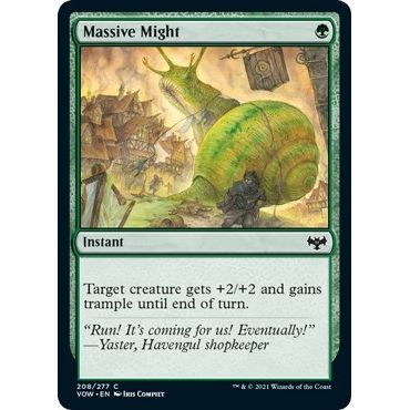 Image for Massive Might (208) (VOW) - Magic: The Gathering