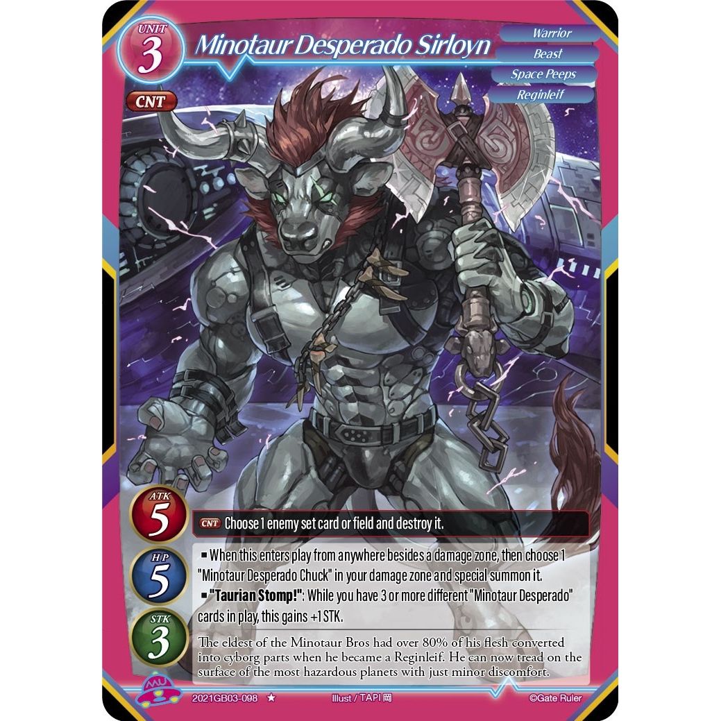 Image for Minotaur Desperado Sirloyn (2021GB03-098) (GB03) - Gate Ruler