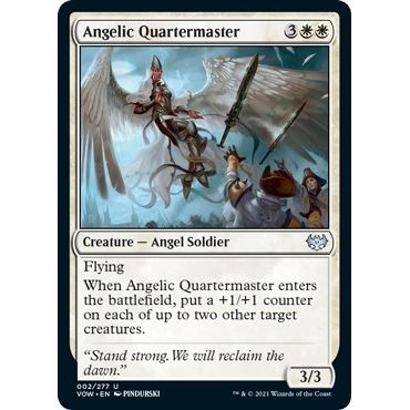 Image for Angelic Quartermaster (2) (VOW) - Magic: The Gathering