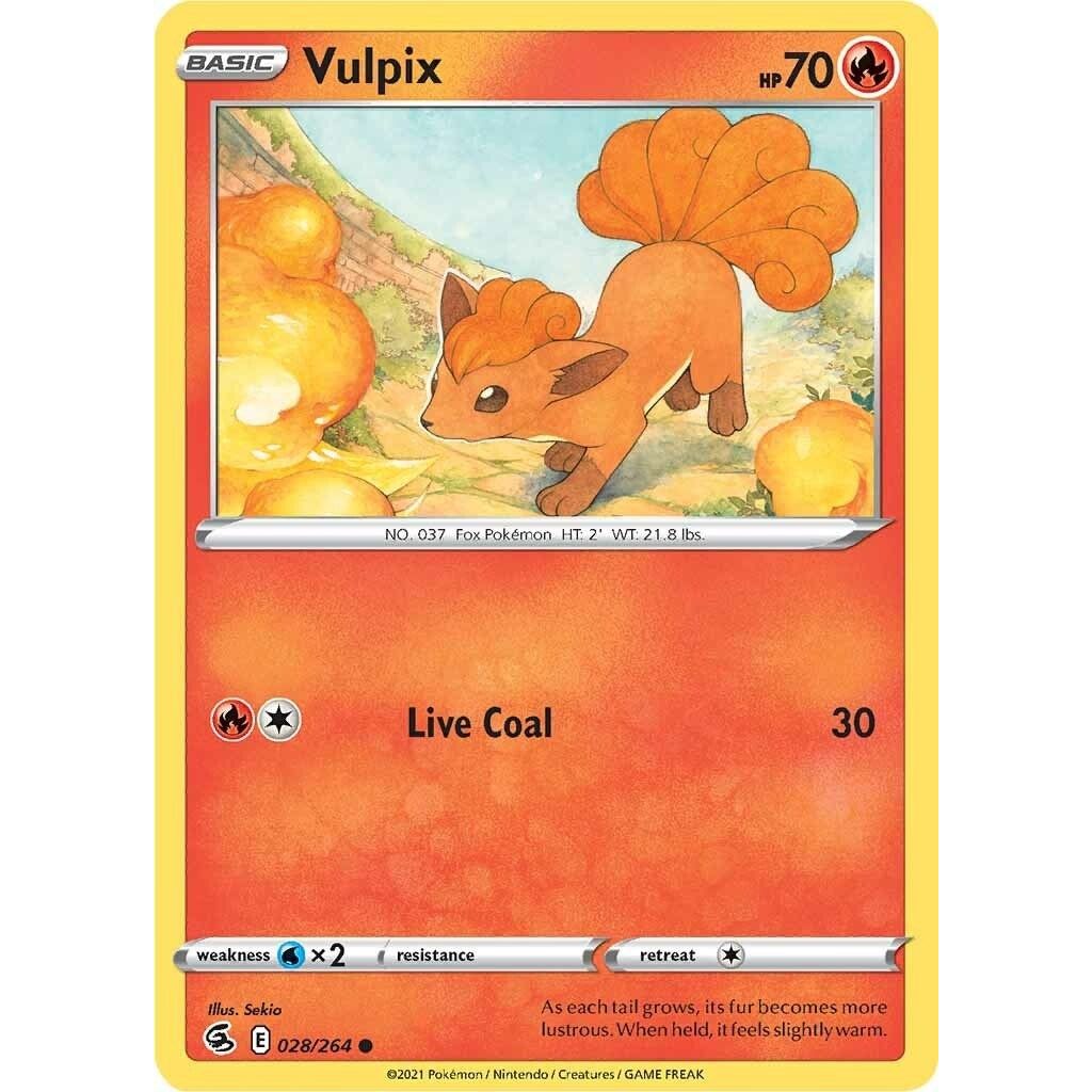 Image for Vulpix (28) (028/264) (SWSH08) - Pokemon