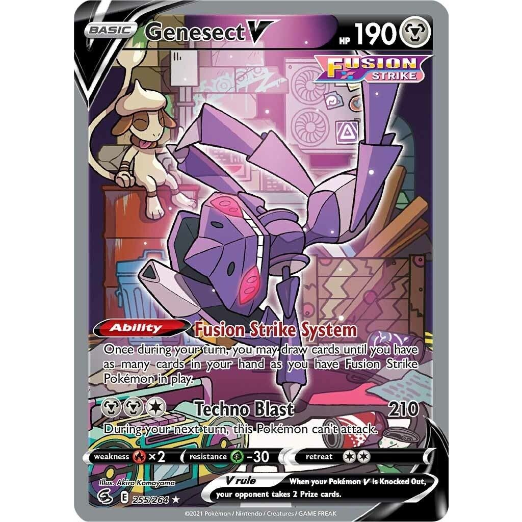 Image for Genesect V (Alternate Full Art) (255/264) (SWSH08) - Pokemon