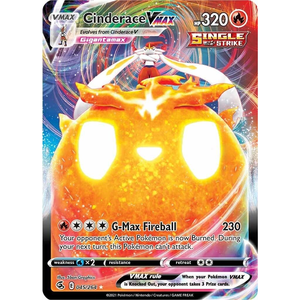 Image for Cinderace VMAX (045/264) (SWSH08) - Pokemon