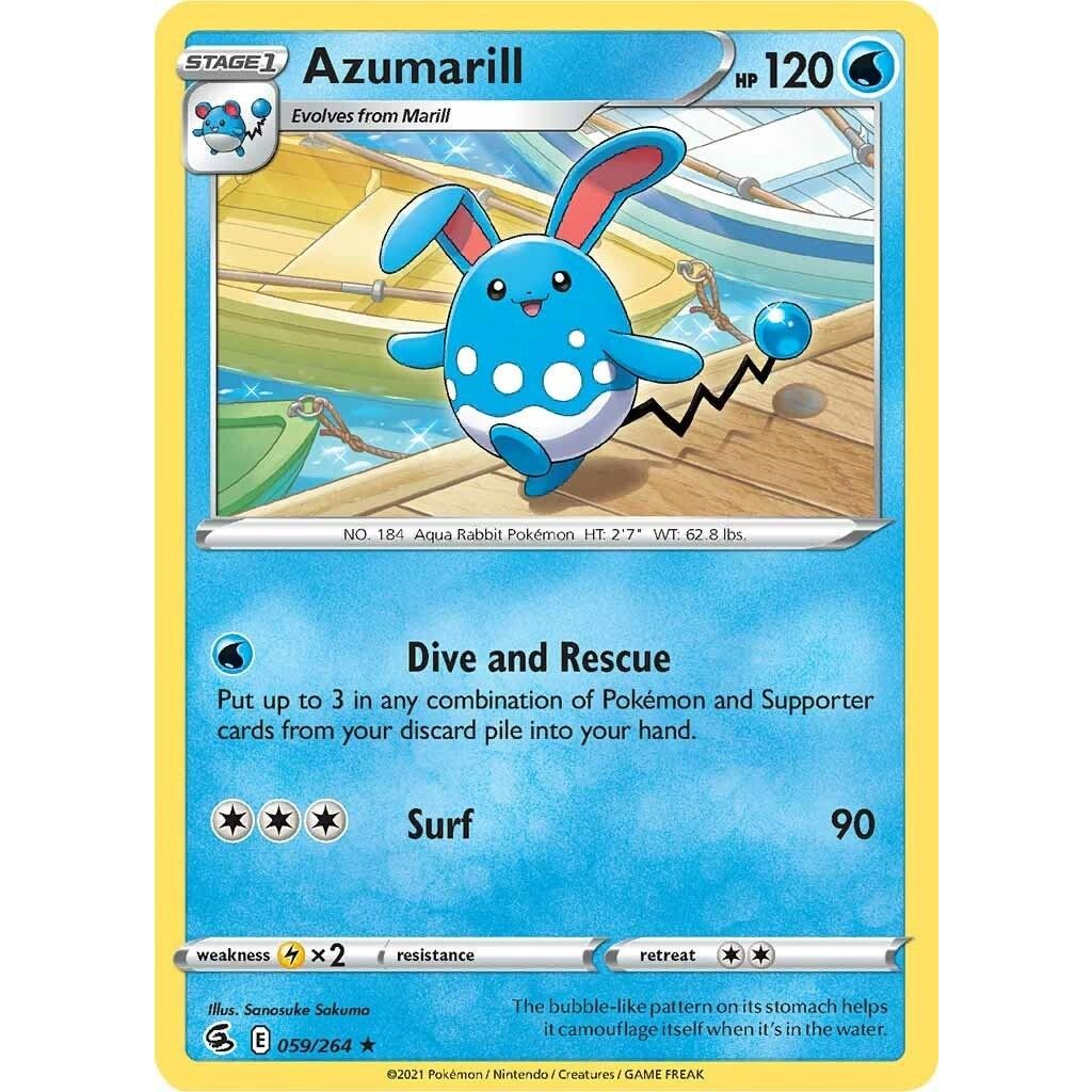 Image for Azumarill (059/264) (SWSH08) - Pokemon
