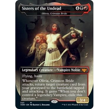 Image for Sisters of the Undead - Olivia, Crimson Bride (343) (VOW) - Magic: The Gathering