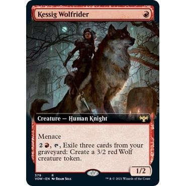 Image for Kessig Wolfrider (Extended Art) (379) (VOW) - Magic: The Gathering