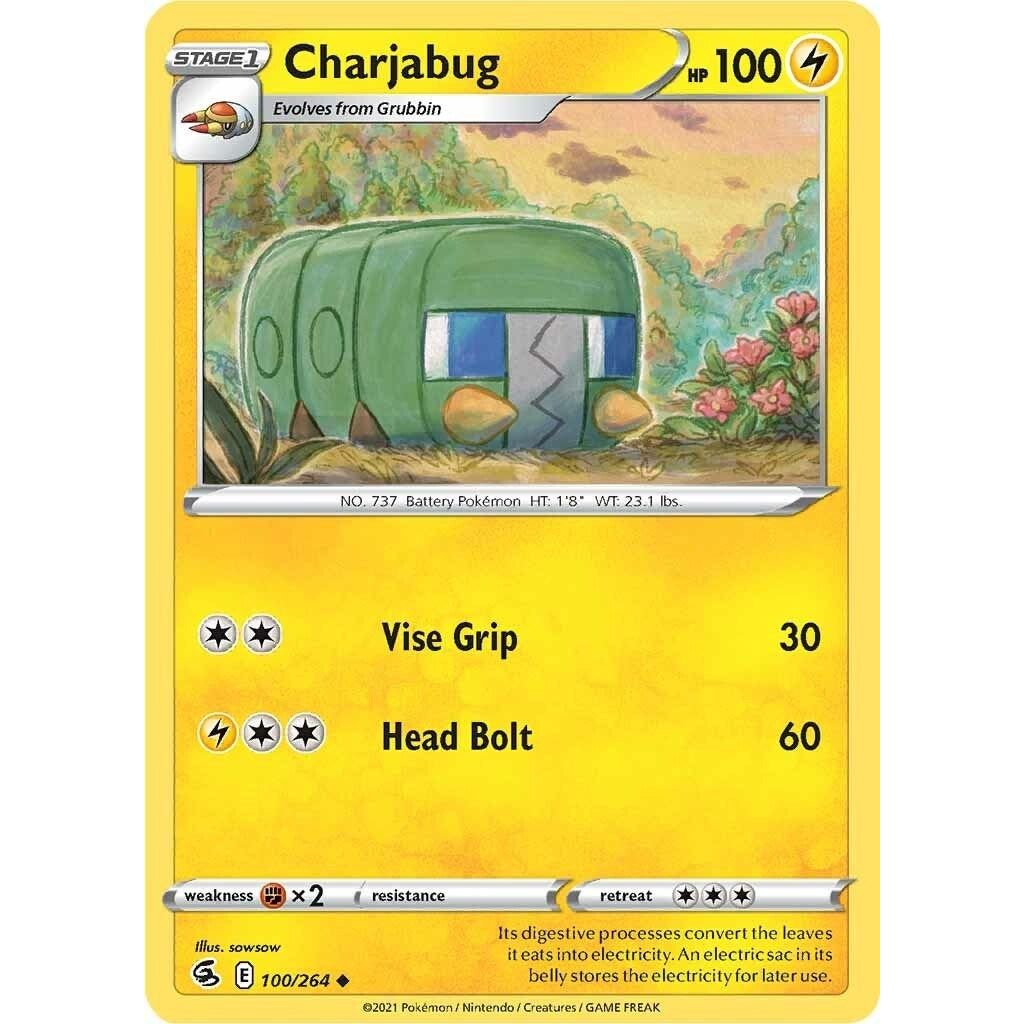 Image for Charjabug (100/264) (SWSH08) - Pokemon
