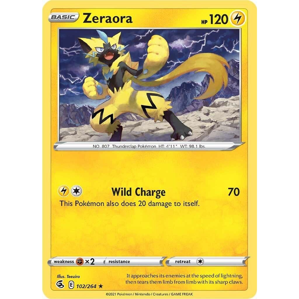 Image for Zeraora (102/264) (SWSH08) - Pokemon