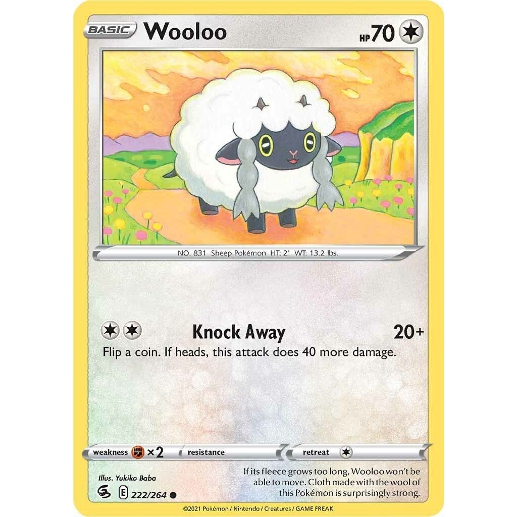 Image for Wooloo (222) (222/264) (SWSH08) - Pokemon