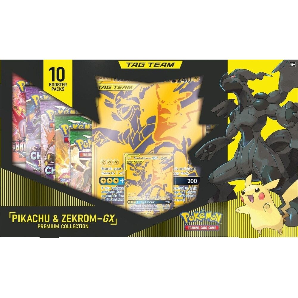 Image for Pikachu & Zekrom GX Premium Collection - Pokemon