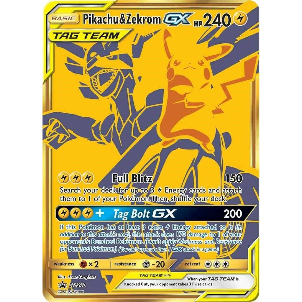 Image for Pikachu & Zekrom GX - SM248 (SM248) (SMP) - Pokemon