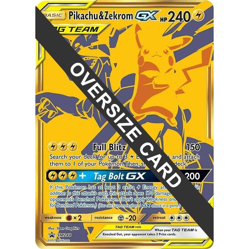Image for Pikachu & Zekrom GX - SM248 (SM248) (PR) - Pokemon