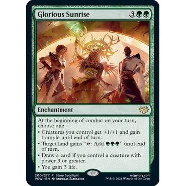Image for Glorious Sunrise (200) (VOW) - Magic: The Gathering