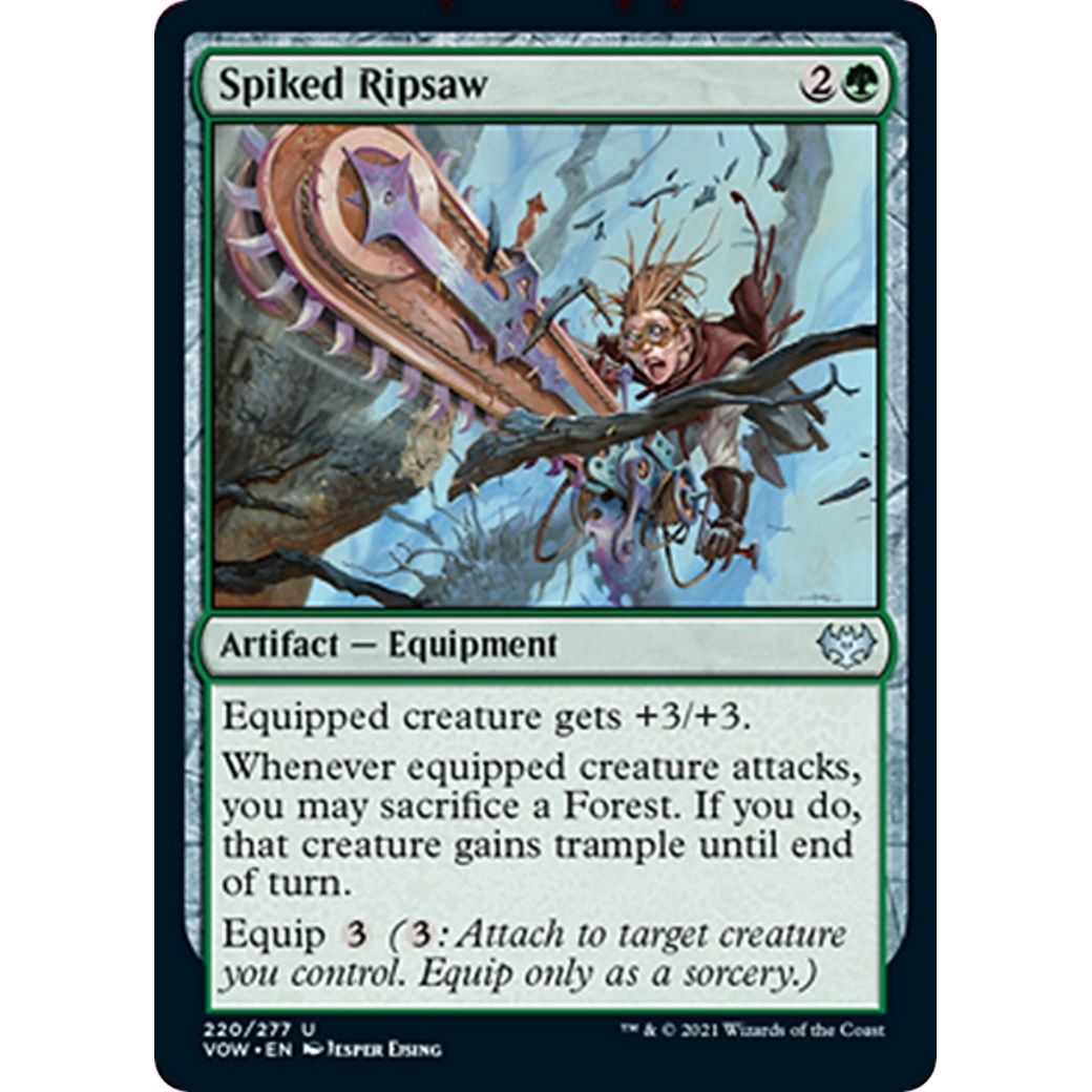 Image for Spiked Ripsaw (220) (VOW) - Magic: The Gathering