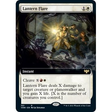 Image for Lantern Flare (Extended Art) (351) (VOW) - Magic: The Gathering