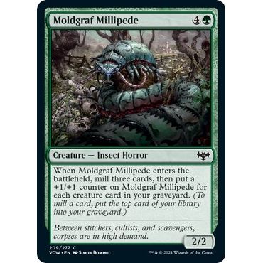Image for Moldgraf Millipede (209) (VOW) - Magic: The Gathering