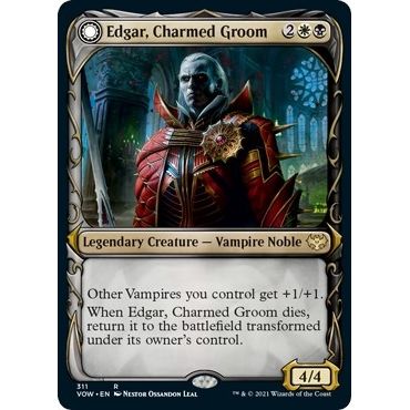 Image for Edgar, Charmed Groom (Showcase) (311) (VOW) - Magic: The Gathering