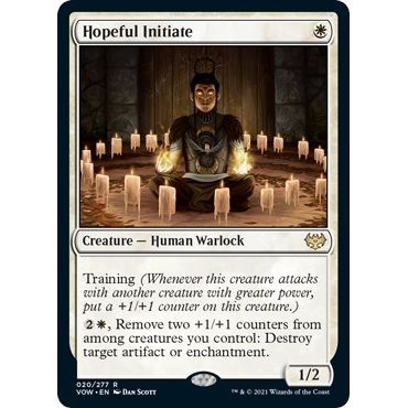Image for Hopeful Initiate (20) (VOW) - Magic: The Gathering