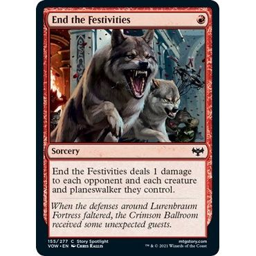 Image for End the Festivities (155) (VOW) - Magic: The Gathering