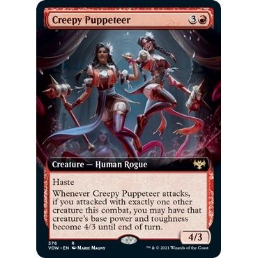 Image for Creepy Puppeteer (Extended Art) (376) (VOW) - Magic: The Gathering