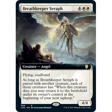 Image for Breathkeeper Seraph (Extended Art) (69) (VOC) - Magic: The Gathering