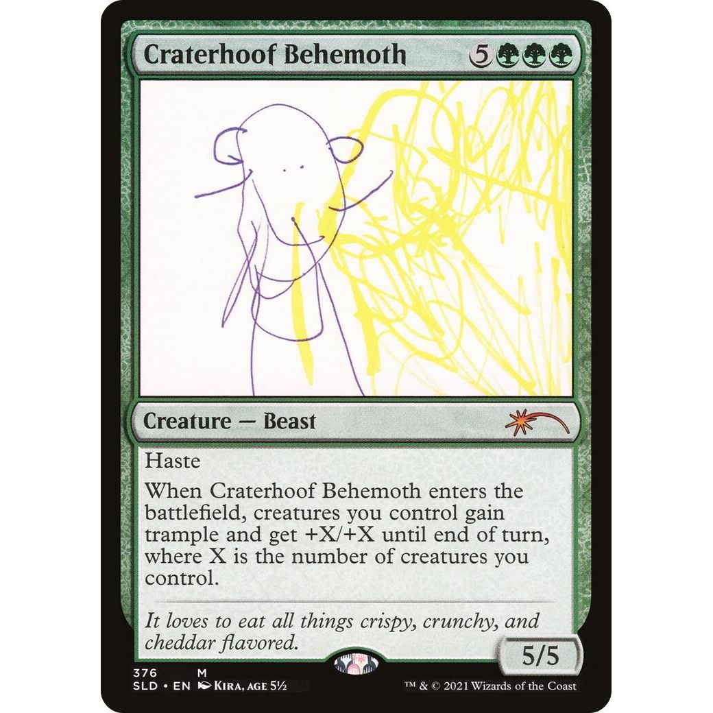 Image for Craterhoof Behemoth (376) (376) (SLD) - Magic: The Gathering