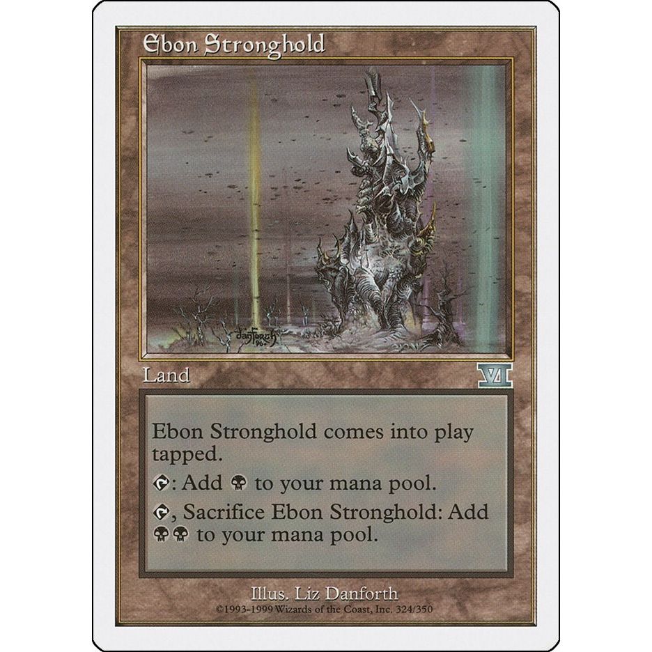 Image for Ebon Stronghold (324) (6ED) - Magic: The Gathering