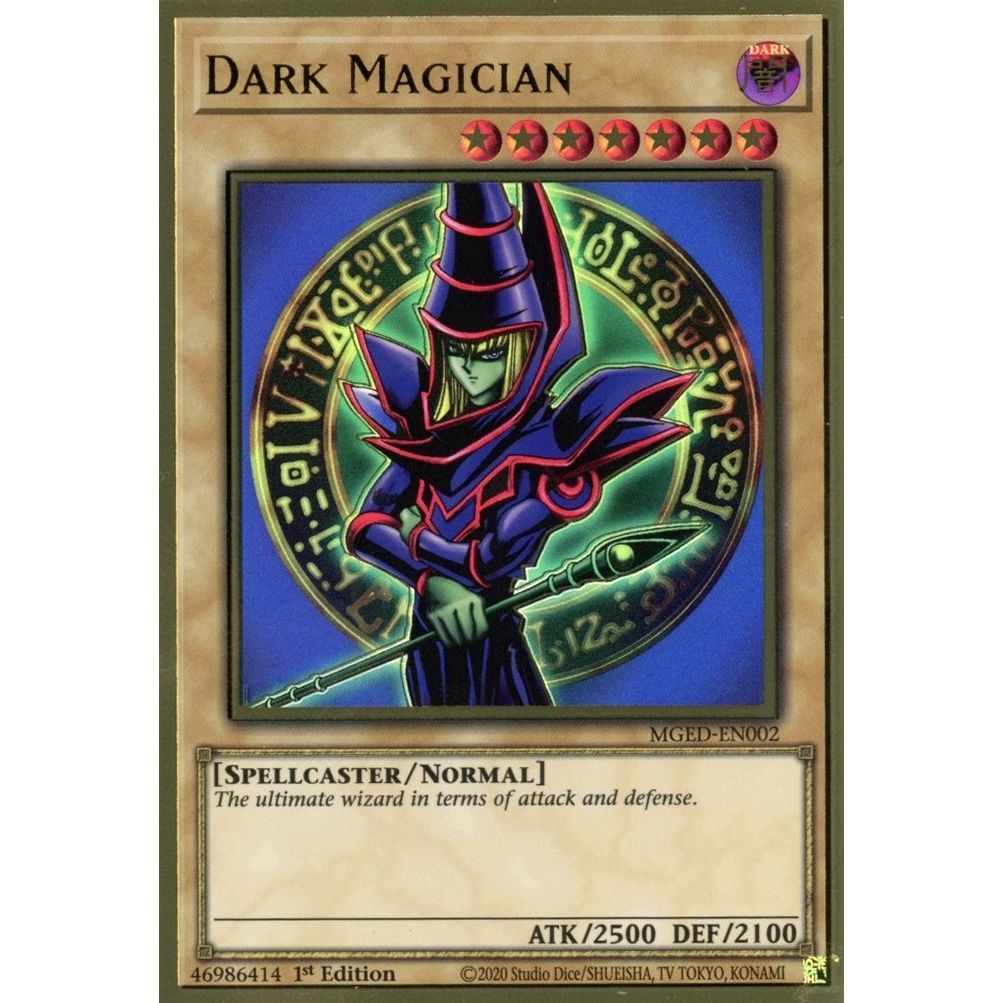 Image for Dark Magician (MGED-EN002) (MGED) - YuGiOh
