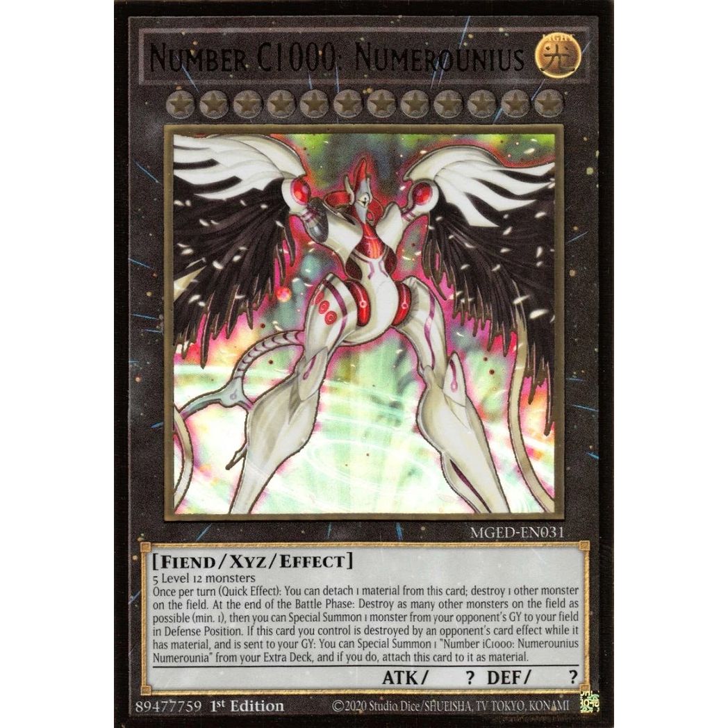 Image for Number C1000: Numerounius (MGED-EN031) (MGED) - YuGiOh