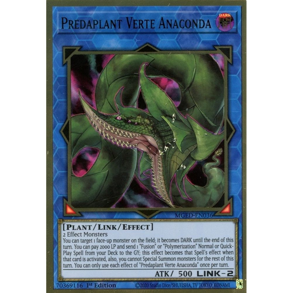 Image for Predaplant Verte Anaconda (MGED-EN036) (MGED) - YuGiOh